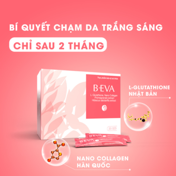 uống B-EVA bật tone trắng hồng