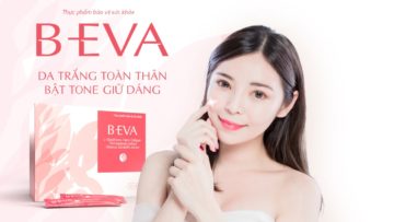 uống B-EVA bật tone trắng hồng