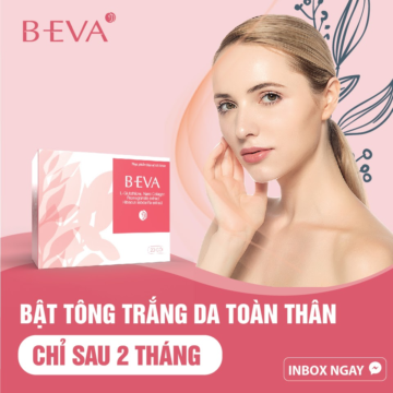 Uống B-EVA bật tone trắng hồng